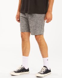 3 A/Div Surftrek Sweatshorts 18" Grey ABYWS00142 Billabong