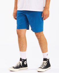 3 A/Div Surftrek Wick Shorts 20" Blue ABYWS00148 Billabong