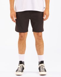 2 A/Div Surftrek Plus Shorts 19" Black ABYWS00150 Billabong