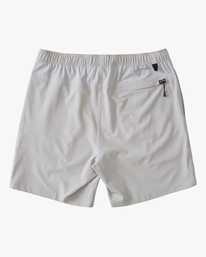 1 A/Div Surftrek Elastic Waist Shorts 17" Grey ABYWS00155 Billabong