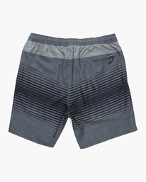 1 A/Div Surftrek Elastic Waist Shorts 17" Grey ABYWS00155 Billabong