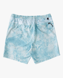 1 A/Div Surftrek Elastic Waist Shorts 17" White ABYWS00155 Billabong