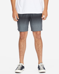 2 A/Div Surftrek Elastic Waist Shorts 17" Grey ABYWS00155 Billabong
