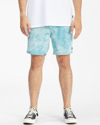 2 A/Div Surftrek Elastic Waist Shorts 17" White ABYWS00155 Billabong