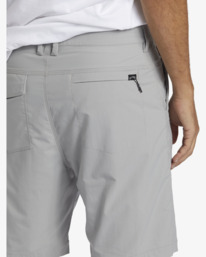3 A/Div Surftrek Journey Shorts 20" Grey ABYWS00166 Billabong