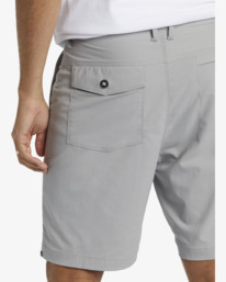 4 A/Div Surftrek Journey Shorts 20" Grey ABYWS00166 Billabong