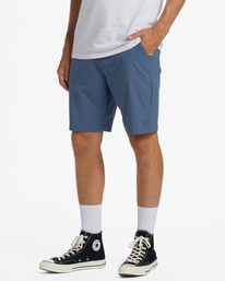 1 A/Div Surftrek Journey Shorts 20" Blue ABYWS00166 Billabong