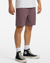 2 A/Div Surftrek Journey Shorts 20" Purple ABYWS00166 Billabong