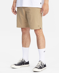 1 A/Div Surftrek Journey Shorts 20" Brown ABYWS00166 Billabong