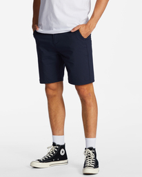 1 A/Div Surftrek Journey Shorts 20" Blue ABYWS00166 Billabong