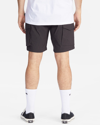3 A/Div Surftrek Cargo Shorts 19" Black ABYWS00167 Billabong