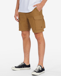 1 A/Div Surftrek Cargo Shorts 19" Brown ABYWS00167 Billabong