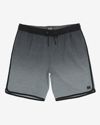 3 Crossfire Elastic '73 Submersible Shorts 18" White ABYWS00178 Billabong