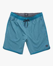 3 Crossfire Elastic '73 Submersible Shorts 18" Blue ABYWS00178 Billabong