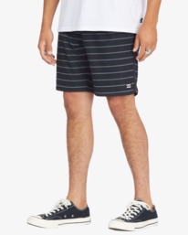 1 Crossfire Elastic '73 Submersible Shorts 18" Black ABYWS00178 Billabong