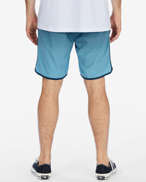 2 Crossfire Elastic '73 Submersible Shorts 18" Blue ABYWS00178 Billabong