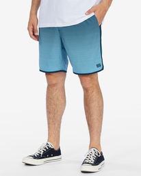 1 Crossfire Elastic '73 Submersible Shorts 18" Blue ABYWS00178 Billabong