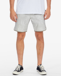 0 Crossfire Elastic '73 Submersible Shorts 18" Beige ABYWS00178 Billabong