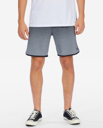 0 Crossfire Elastic '73 Submersible Shorts 18" White ABYWS00178 Billabong