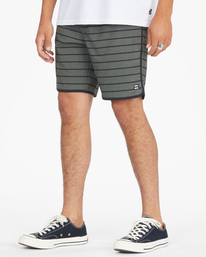 1 Crossfire Elastic '73 Submersible Shorts 18" Green ABYWS00178 Billabong