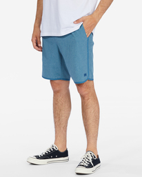 1 Crossfire Elastic '73 Submersible Shorts 18" Blue ABYWS00178 Billabong