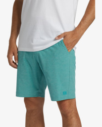 4 Crossfire Mid Submersible Shorts 19" Blue ABYWS00189 Billabong