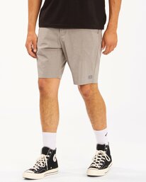 1 Crossfire Mid Submersible Shorts 19" Grey ABYWS00189 Billabong