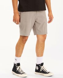 2 Crossfire Mid Submersible Shorts 19" Grey ABYWS00189 Billabong
