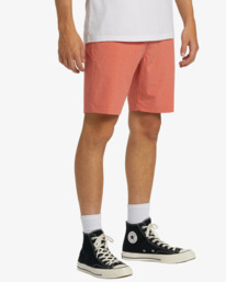 2 Crossfire Mid Submersible Shorts 19" Orange ABYWS00189 Billabong
