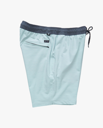 6 Crossfire Elastic Waist Submersible Shorts 18" Blue ABYWS00190 Billabong
