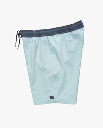 7 Crossfire Elastic Waist Submersible Shorts 18" Blue ABYWS00190 Billabong