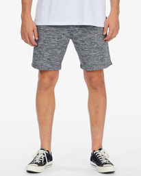 2 A/Div Surftrek Fleece Sweatshorts Grey ABYWS00191 Billabong