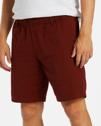 3 Larry Layback Shorts 19" Red ABYWS00194 Billabong