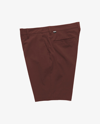 8 Crossfire Solid Submersible Shorts 20" Red ABYWS00195 Billabong