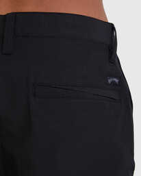 3 Crossfire Solid Submersible Shorts 20" Black ABYWS00195 Billabong