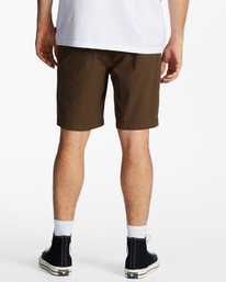 billabong, Crossfire Solid Submersible Shorts 20", DARK BROWN (dbr) Crossfire Solid - Submersible Shorts for Men ABYWS00195