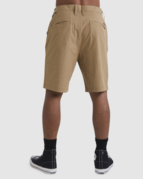 2 Crossfire Solid Submersible Shorts 20" Brown ABYWS00195 Billabong