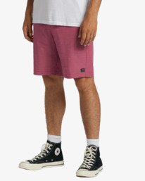 1 Crossfire Solid Submersible Shorts 20" Pink ABYWS00195 Billabong