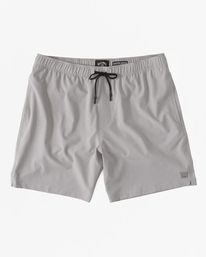 3 A/Div Surftrek Elastic Waist Shorts 17" Grey ABYWS00196 Billabong