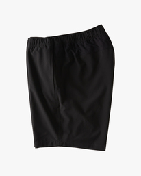 7 A/Div Surftrek Elastic Waist Shorts 17" Black ABYWS00196 Billabong