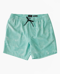 5 A/Div Surftrek Elastic Shorts 17" Green ABYWS00196 Billabong
