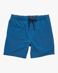 4 A/Div Surftrek Elastic Waist Shorts 17" Blue ABYWS00196 Billabong