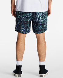 billabong, A/Div Surftrek Elastic Waist Shorts 17", SPACE BLUE (brq0) SURFTREK ELASTIC ABYWS00196