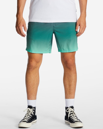 billabong, A/Div Surftrek Elastic Waist Shorts 17", JADE (jad) SURFTREK ELASTIC ABYWS00196