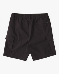 4 Surftrek Elastic Technical Cargo 19" Shorts Black ABYWS00198 Billabong