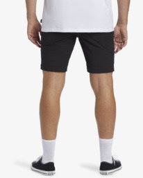 4 Crossfire Slub Submersible 19" Shorts Black ABYWS00199 Billabong