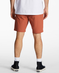 billabong, Crossfire Slub Submersible 19" Shorts, RED CLAY (rcl) CROSSFIRE SLUB MID ABYWS00199