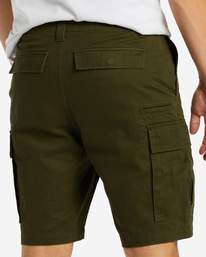 5 Combat - Cargoshorts für Männer Grün ABYWS00207 Billabong