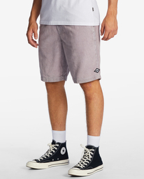 3 Larry - Kordshorts für Männer Grau ABYWS00208 Billabong