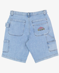 6 Bad Dog Denim Shorts Blue ABYWS00222 Billabong
